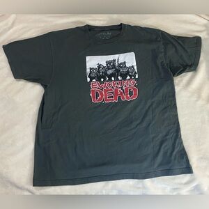 Mens Ewoking Dead Black T-Shirt Star Wars Walking Dead Parody 2XL, Runs Smaller